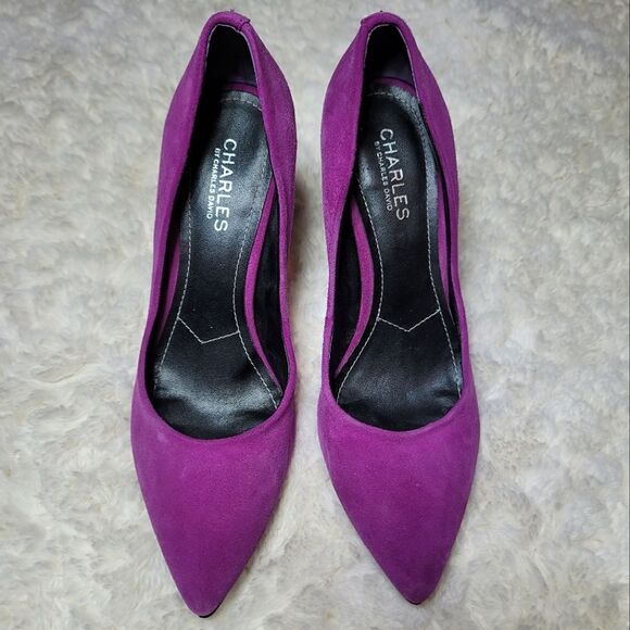 Charles By Charles David Magenta Heels - Picture 2 of 9